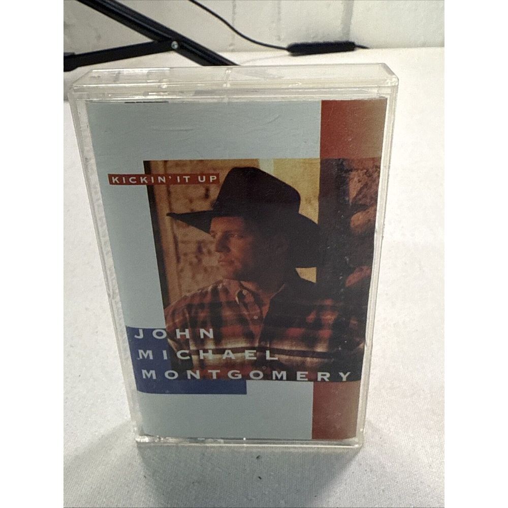 John Michael Montgomery Kickin' It Up Cassette 1992 Atlantic Records 82559-4